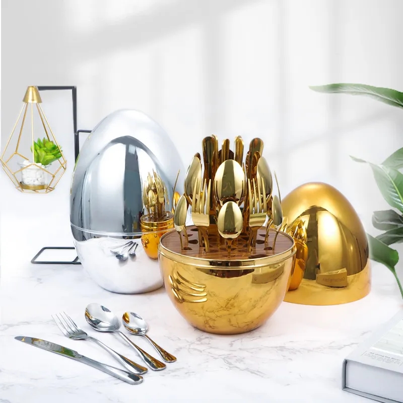 Egg themed 24 piece Cultery Set_img_1