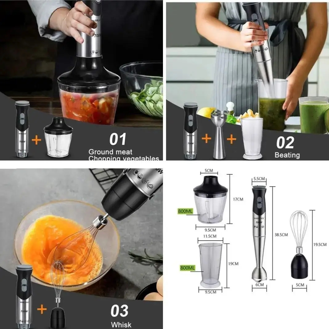 Sokany hand blender set 4in1Kitchen master_img_2