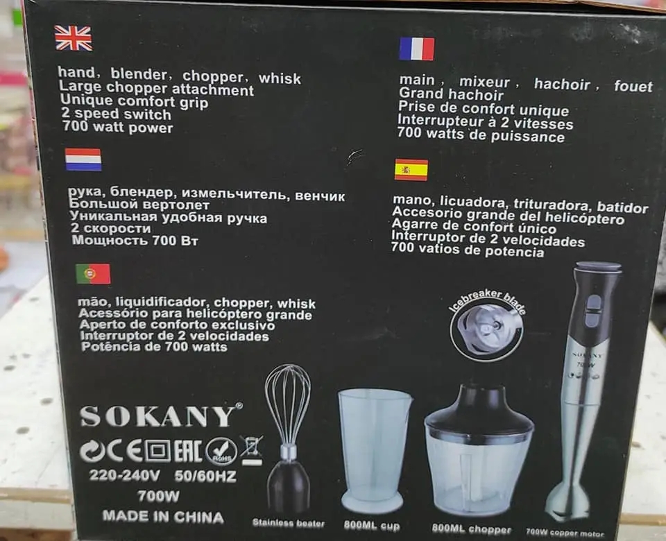 Sokany hand blender set 4in1Kitchen master_img_4