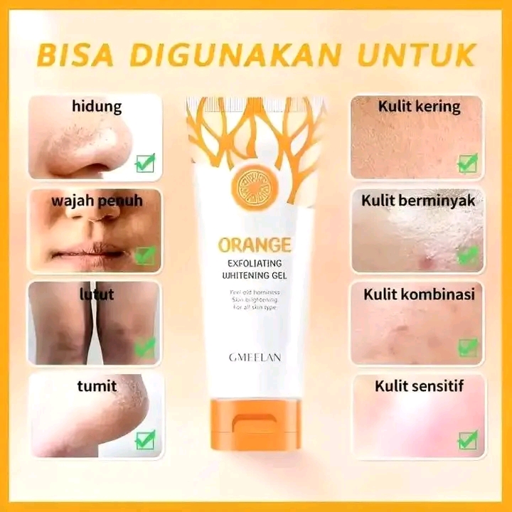 GMEELAN Orange Exfoliating Whitening Gel Scrub_img_2