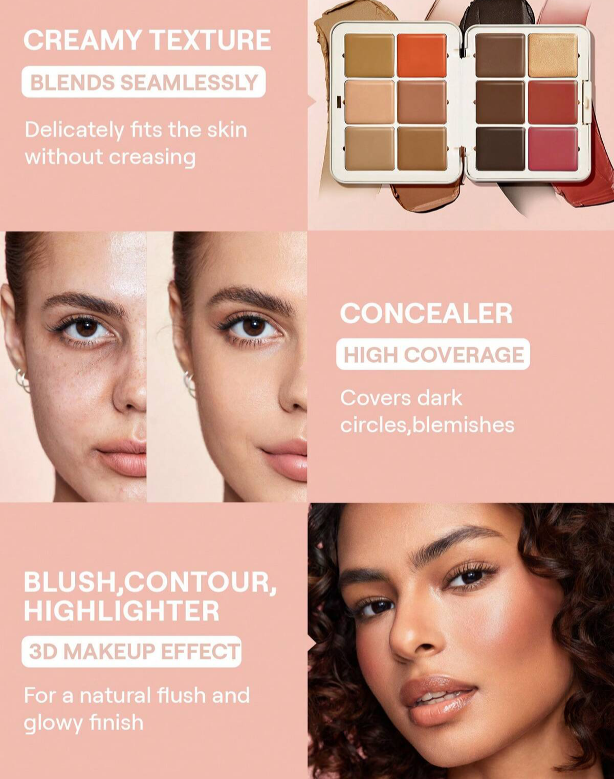 Sheglam All About That Face Multifunctional Face Palette-Mocha Sculpt_img_2
