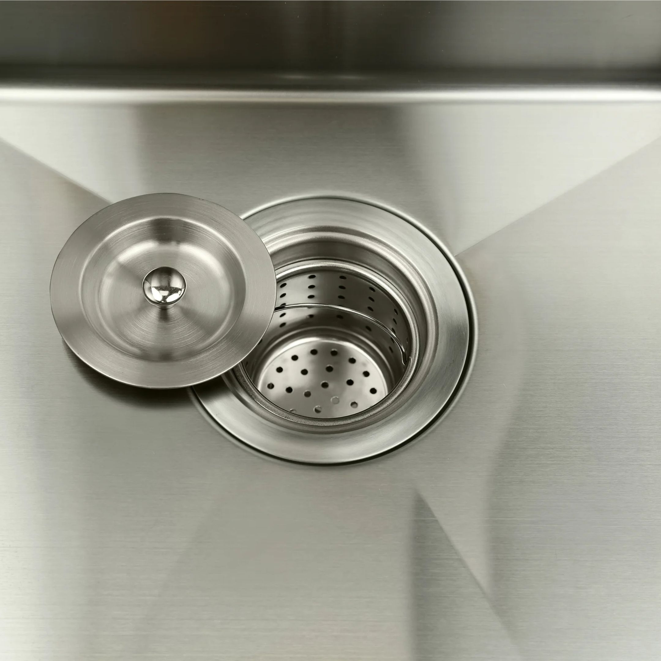 Stainless Steel Sink Waste with filter basket drain stopper