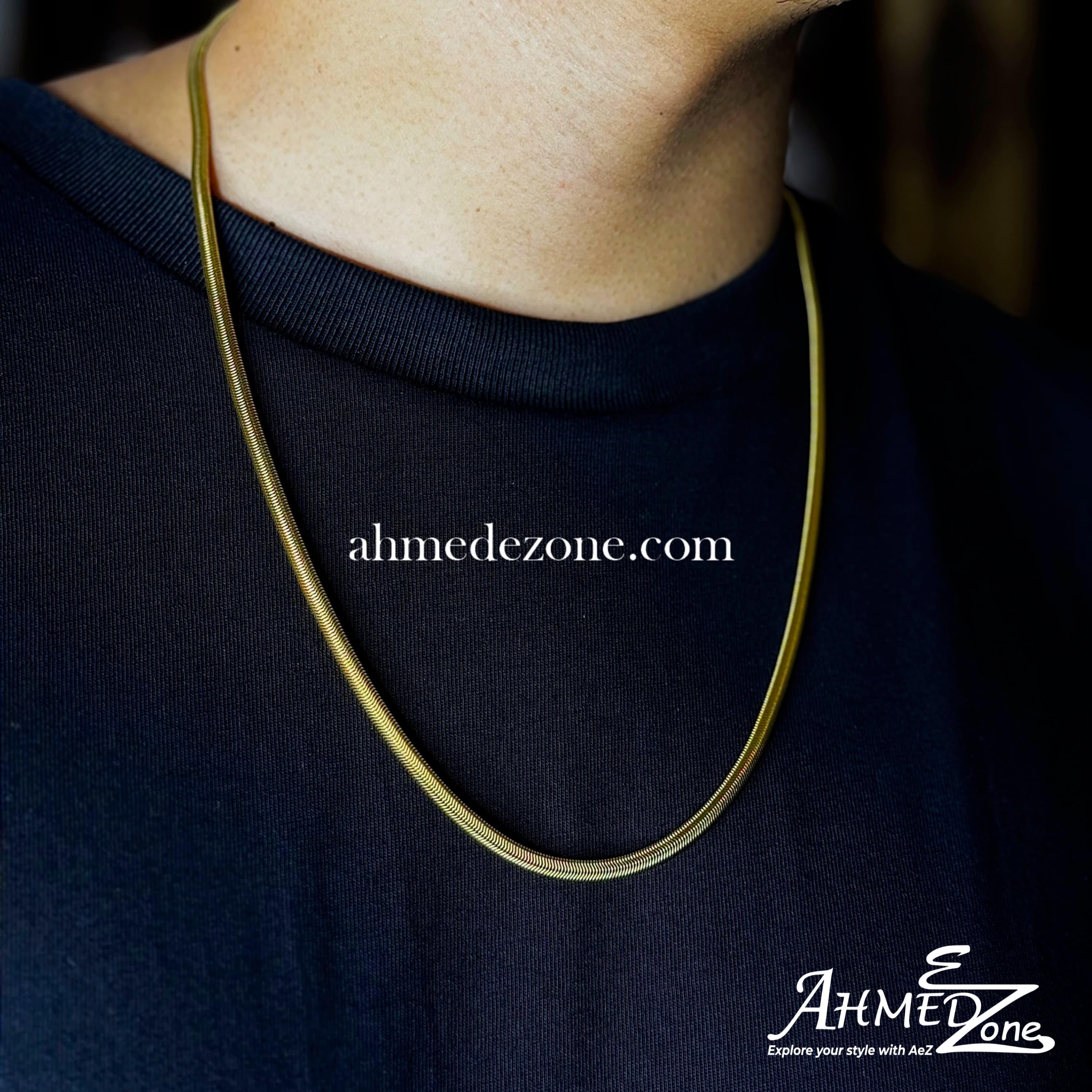 4mm Snake Neck Chain (Golden Edition)_img_1