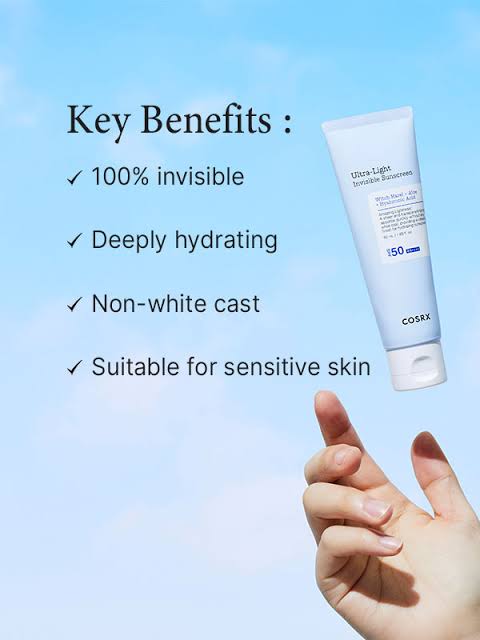 COSRX - Ultra Light Invisible Sunscreen SPF50  (50ml) thumbnail 6