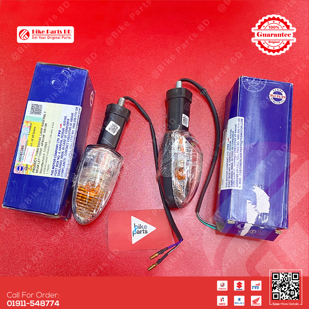 Signal Light (1 Pair) for TVS RTR 2V bike.