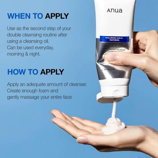 Anua 8 Hyaluronic Acid Hydrating Gentle Foaming Cleanser (150ml) thumbnail 3