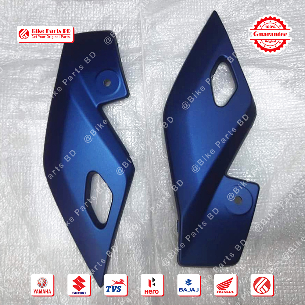 Headlight Kan (Mat Blue) for Yamaha FZS V3 bike. thumbnail 2