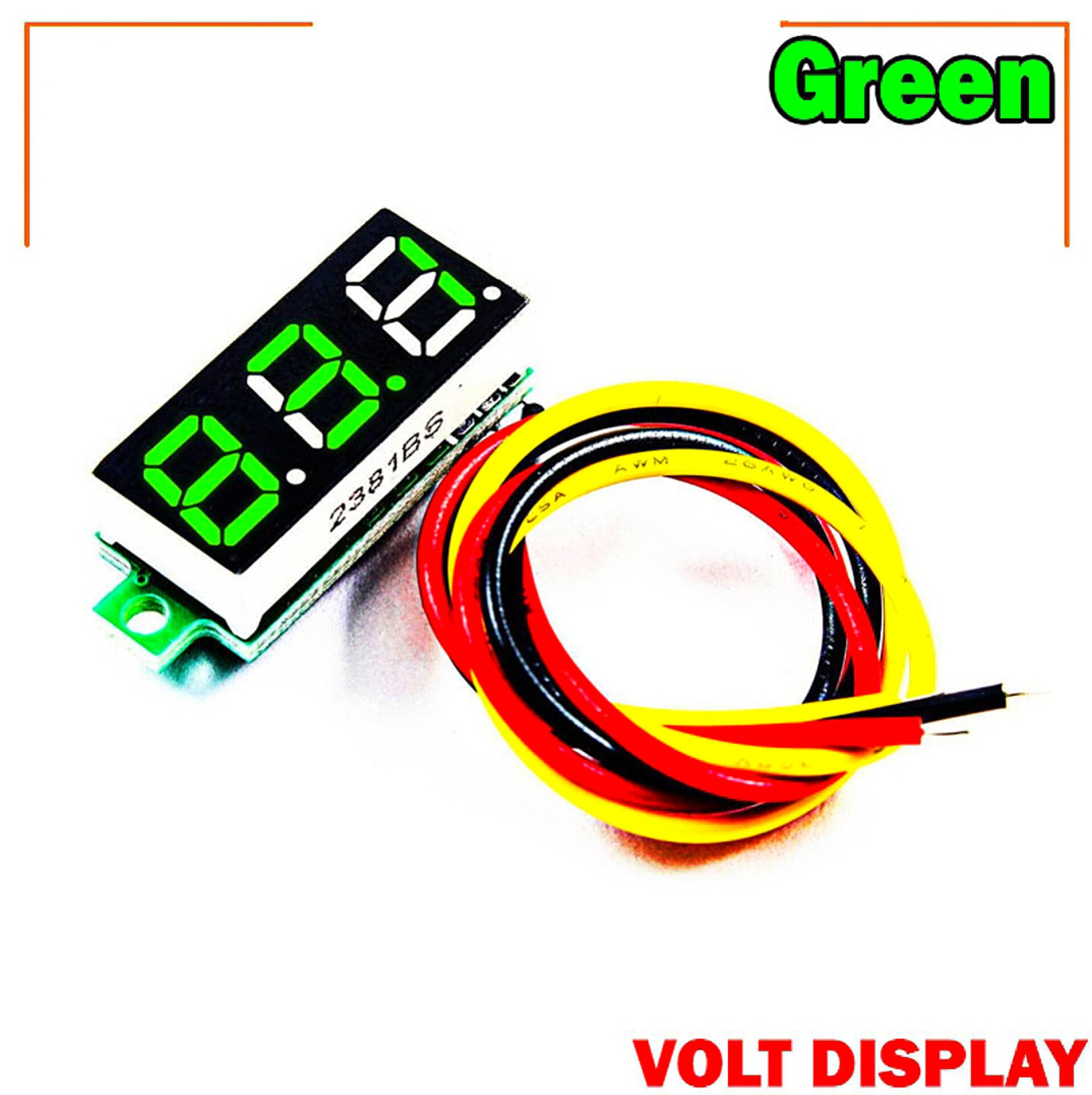 LED Display Mini 0.28 inch DC 0 -100V Digital Voltmeter 100V Volt Panel Indicator Monitor Voltage Meter-1PCS - Compact Digital Voltmeter -Green_img_6