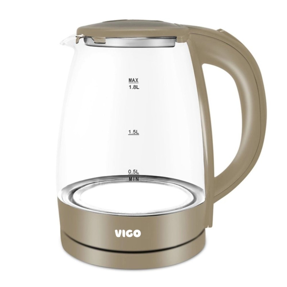 Vigo Electric Kettle 1.8 Liter VIS-EK-018 (Glass)