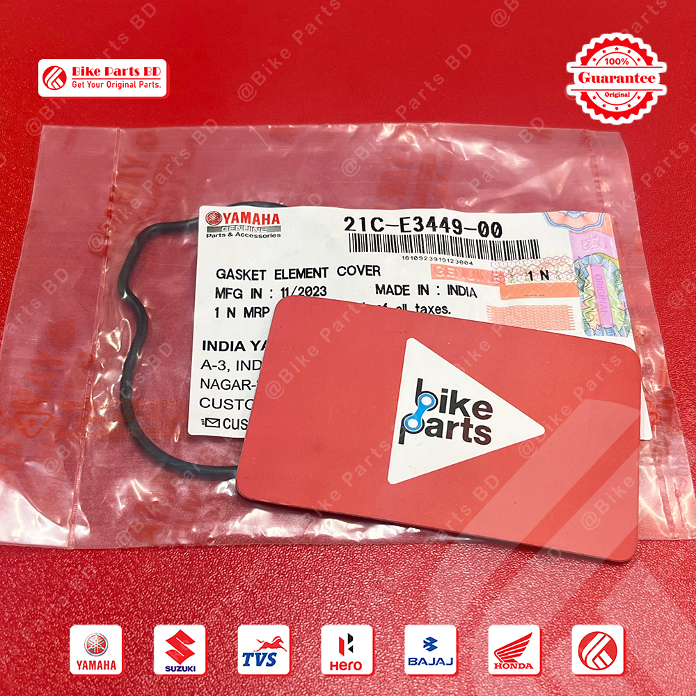 Gasket Element Cover for Yamaha FZS V1, FZS V2, FZS V3, FZS V4, Fazer V1, Fazer V2, FZX bike.