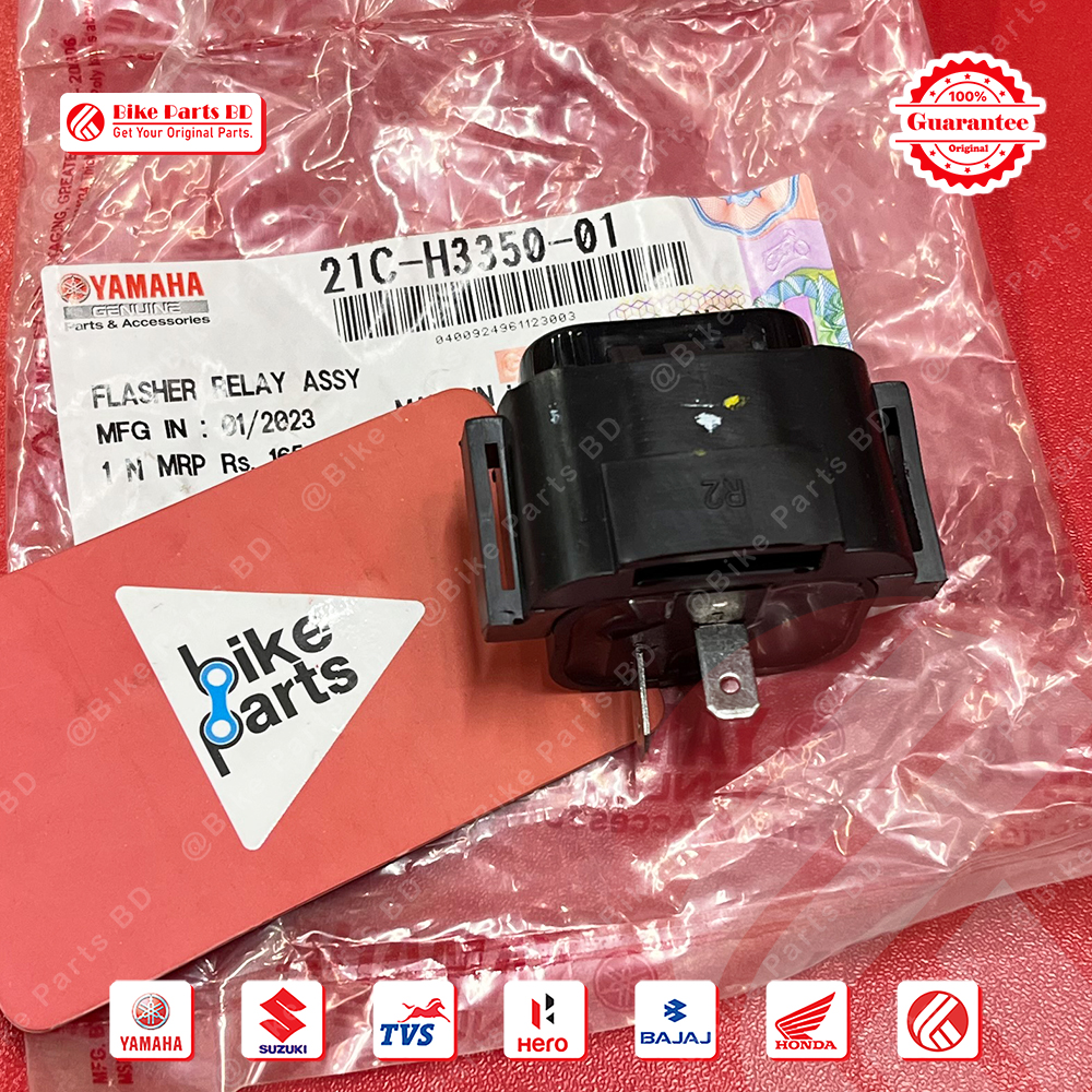 Flasher Relay Assy for Yamaha FZS V1, FZS V2, Fazer V1, Fazer V2, Saluto 125 bike.