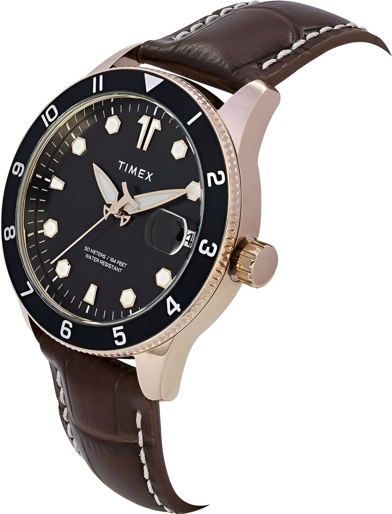 TIMEX Date Display with Magnifier, Black Dial Analog Watch- For Men (pre order only)_img_2