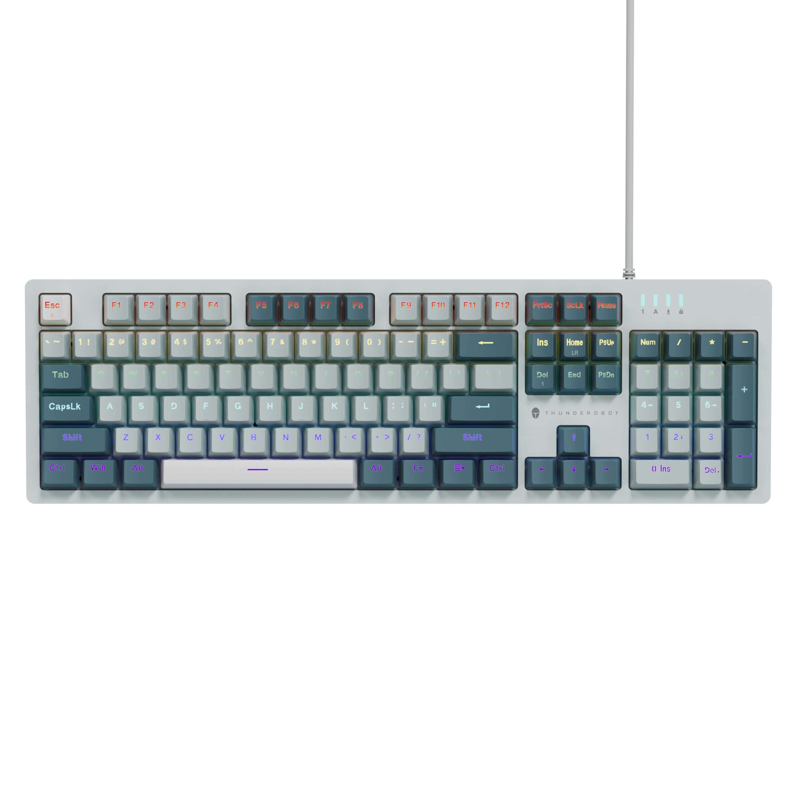 (Sold Out) Thunderobot KG3104 Hot Swappable RGB Mechanical Keyboard - Red Switch