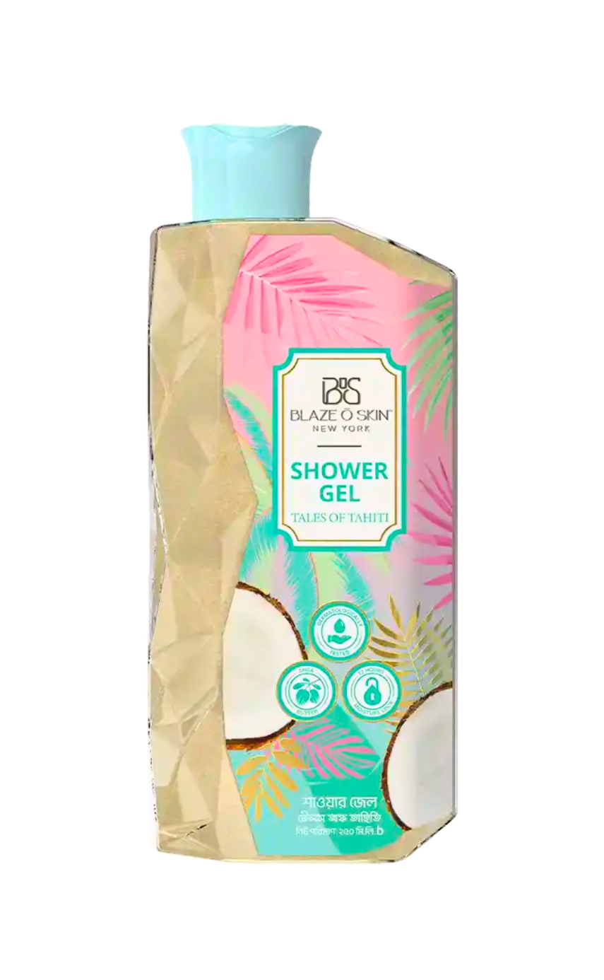 Blaze O' Skin Shower Gel: Tales of Tahiti 250ml - Image 1