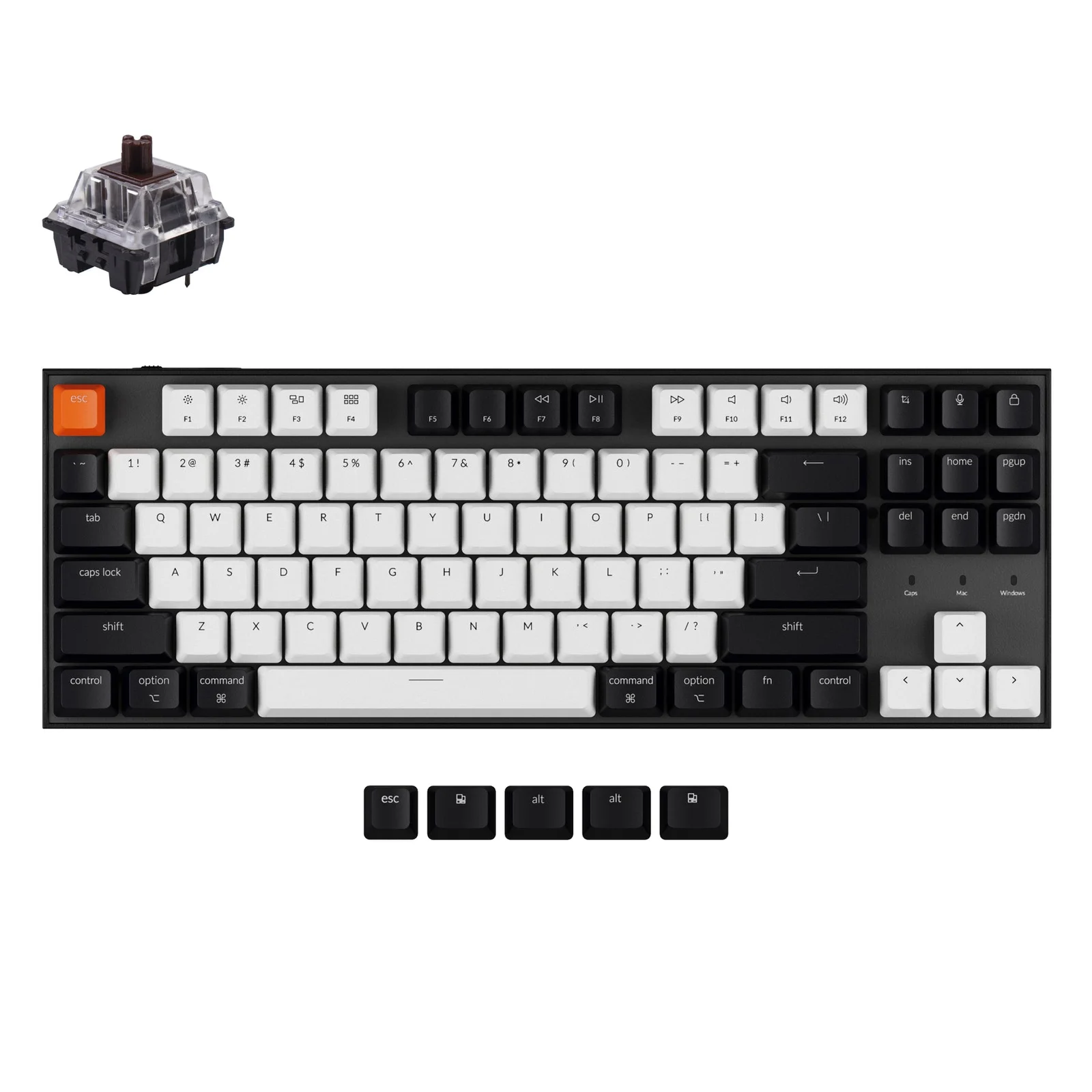 (Stock Out) Keychron C1 TKL Wired Mechanical Keyboard