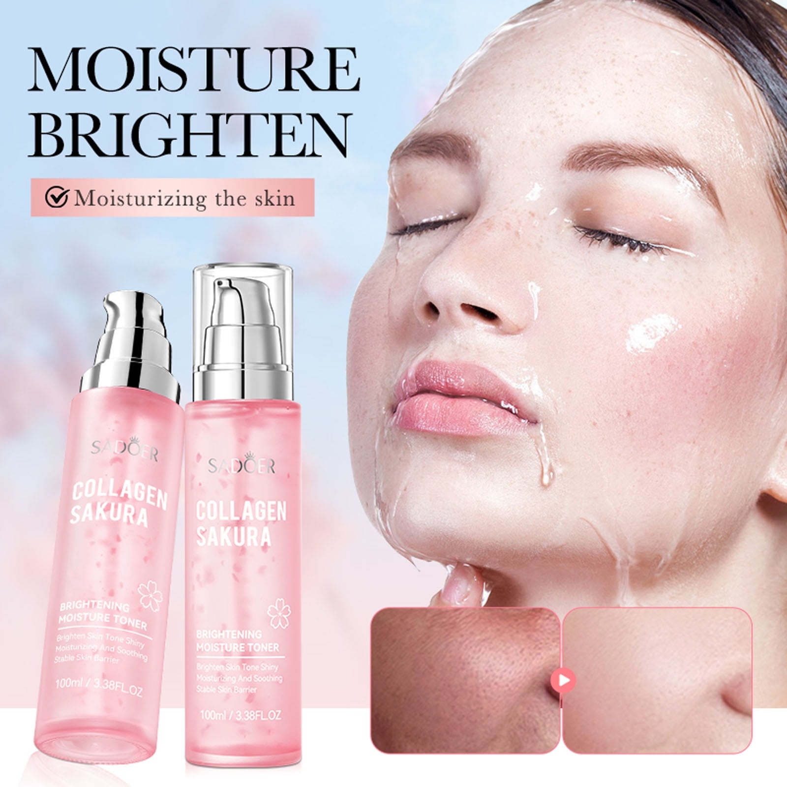 Sadoer Collagen sakura Brightening Moisture Toner