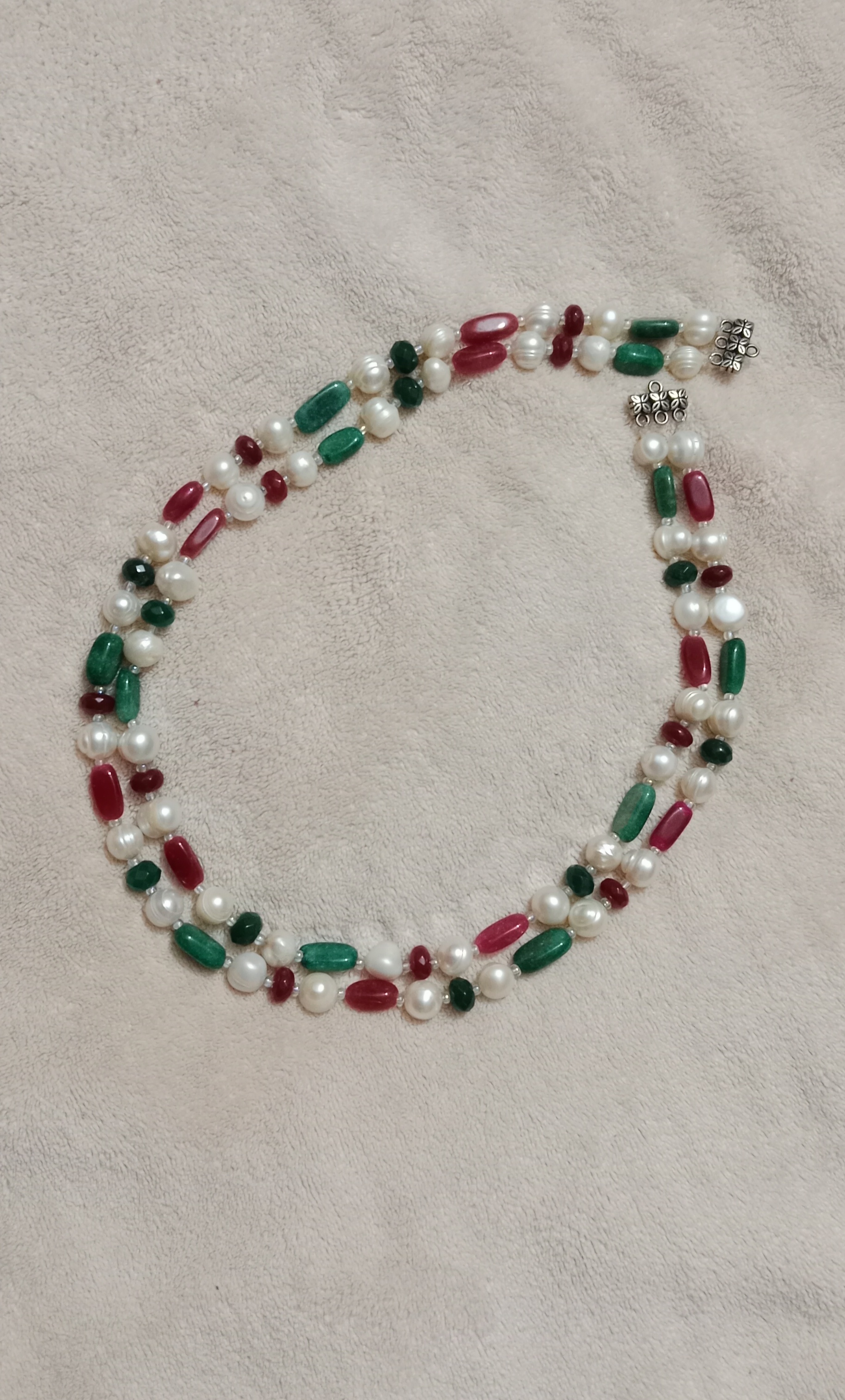 Exclusive Pearl & Stone combination neckpiece_img_0