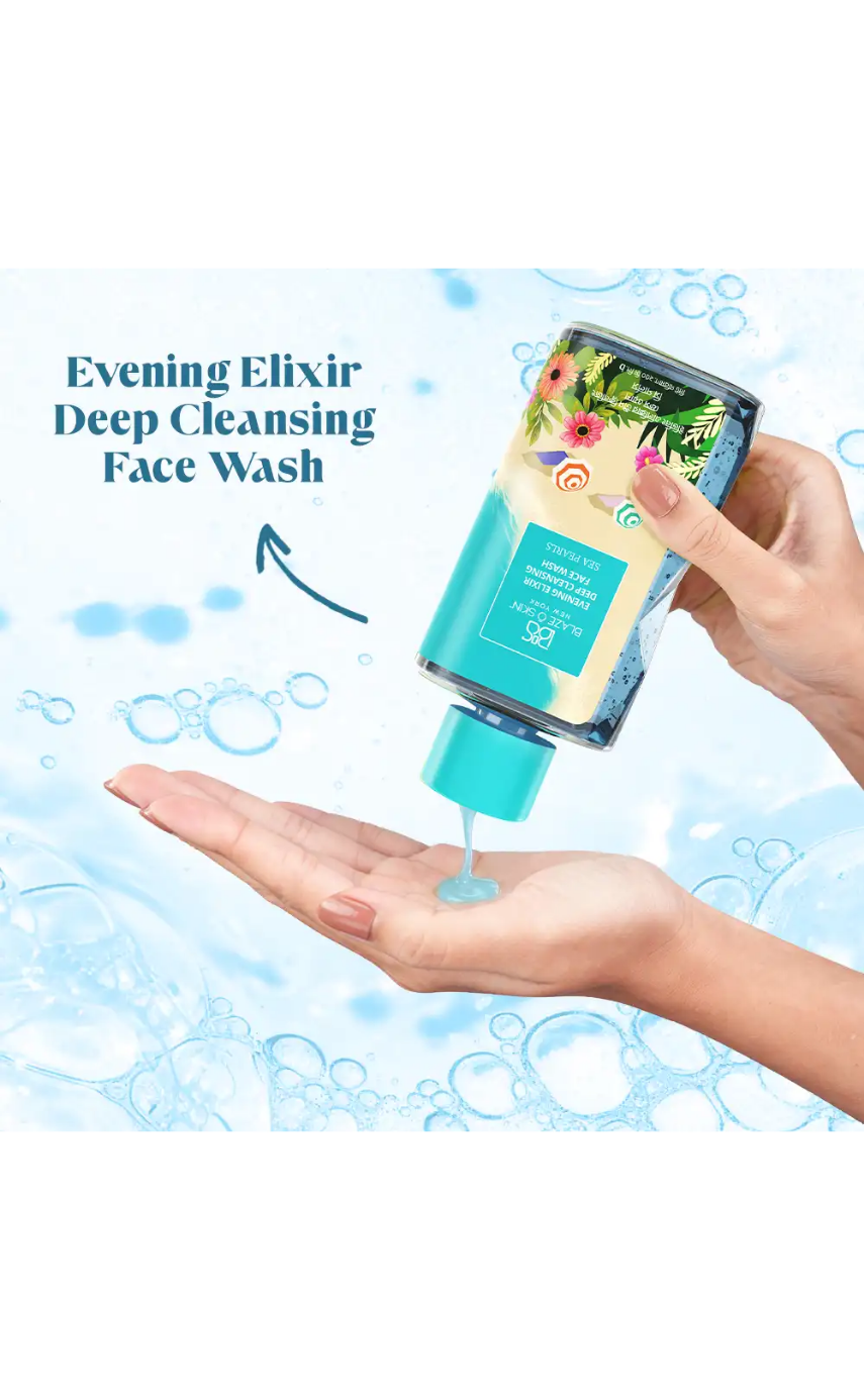 Blaze O’ Skin Evening Elixir Deep Cleansing Face Wash – Sea Pearl 250ml - Image 4
