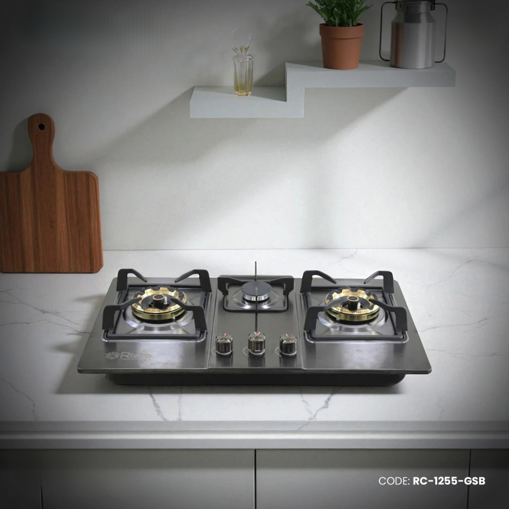 Rizco Gas Burner 30" BHS-Grand- 515 LPG/NG (Black) - RC-1255-GSB_img_0