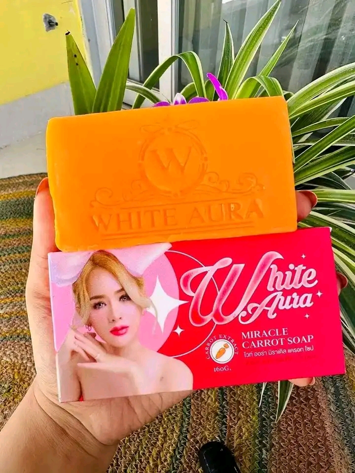 White Aura Miracle Carrot Soap