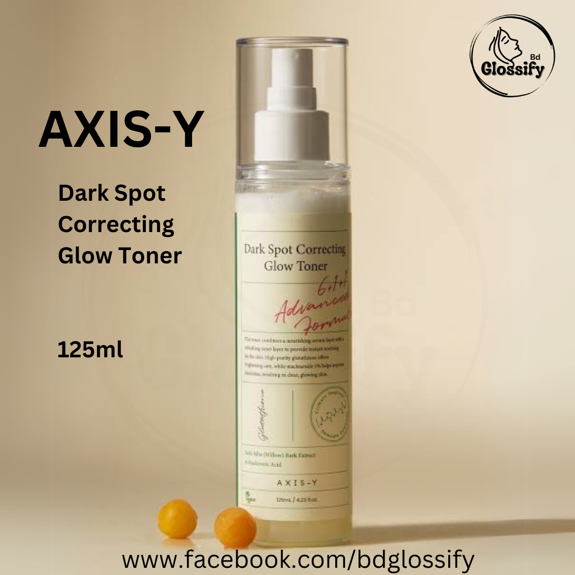 AXIS-Y Dark Spot Correcting Glow Toner (125ml)