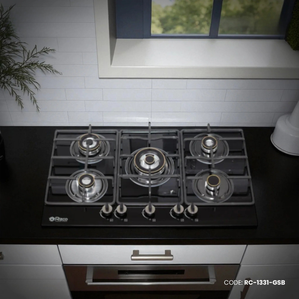 Rizco Gas Burner 34" Vintage 735 (Black) RC-1331-GSB