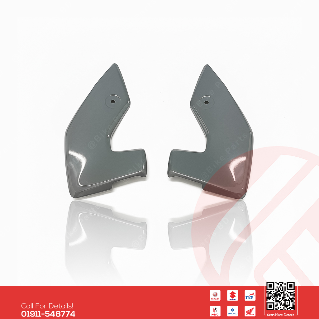 Headlight Kan for Yamaha FZS V4 (Metallic Grey) bike.