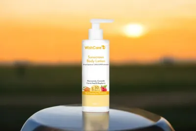 Wishcare SPF 50 Sunscreen Body Lotion - PA+++ UVA & UVB Protection with No White Cast - 200ml_img_0