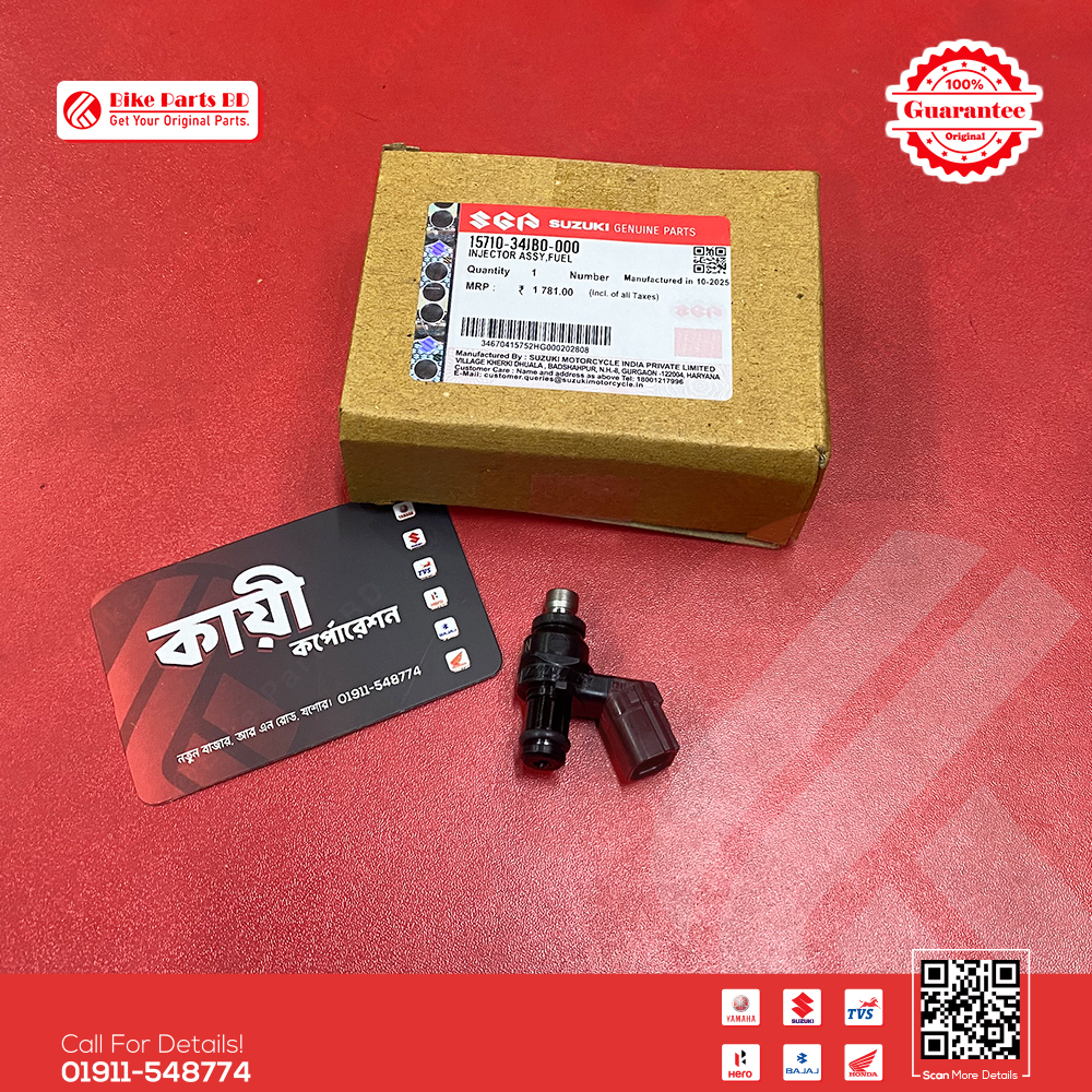 Injector Assy for Suzuki Gixxer & Gixxer  SF Fi Abs bike. thumbnail 2
