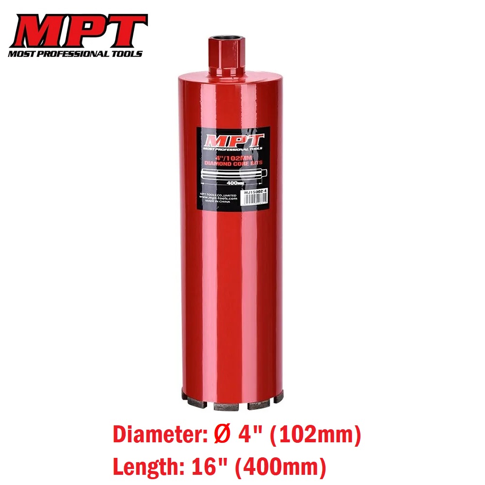 MPT Diamond Core Drill Bits ( 2" | 3" | 4" | 5" | 6" | 8" ); Model : MJ15002_img_3
