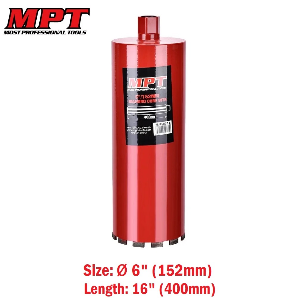 MPT Diamond Core Drill Bits ( 2" | 3" | 4" | 5" | 6" | 8" ); Model : MJ15002_img_5