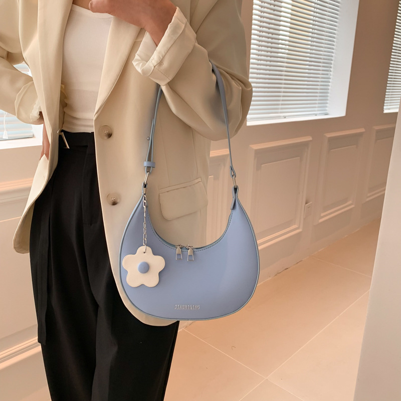Flower keychain Moon bag_img_8
