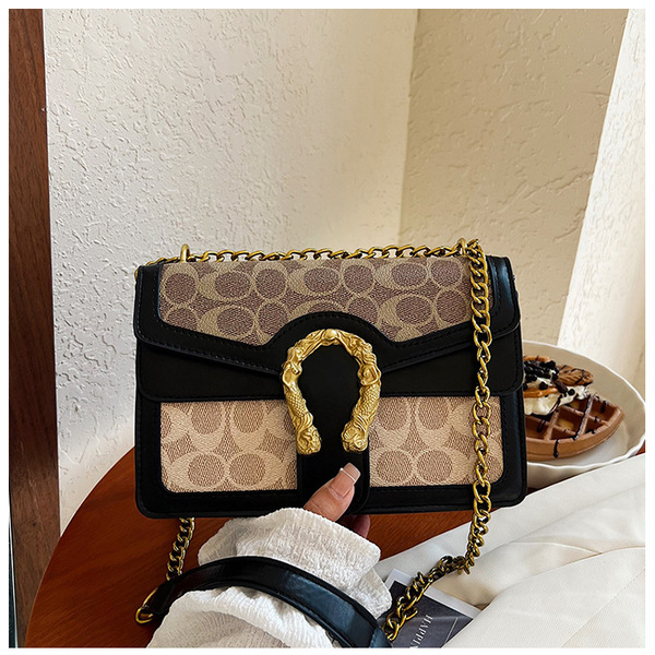 Premium Two compartment with chain Shoulder bag