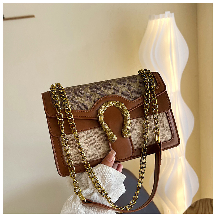Premium Two compartment with chain Shoulder bag_img_6