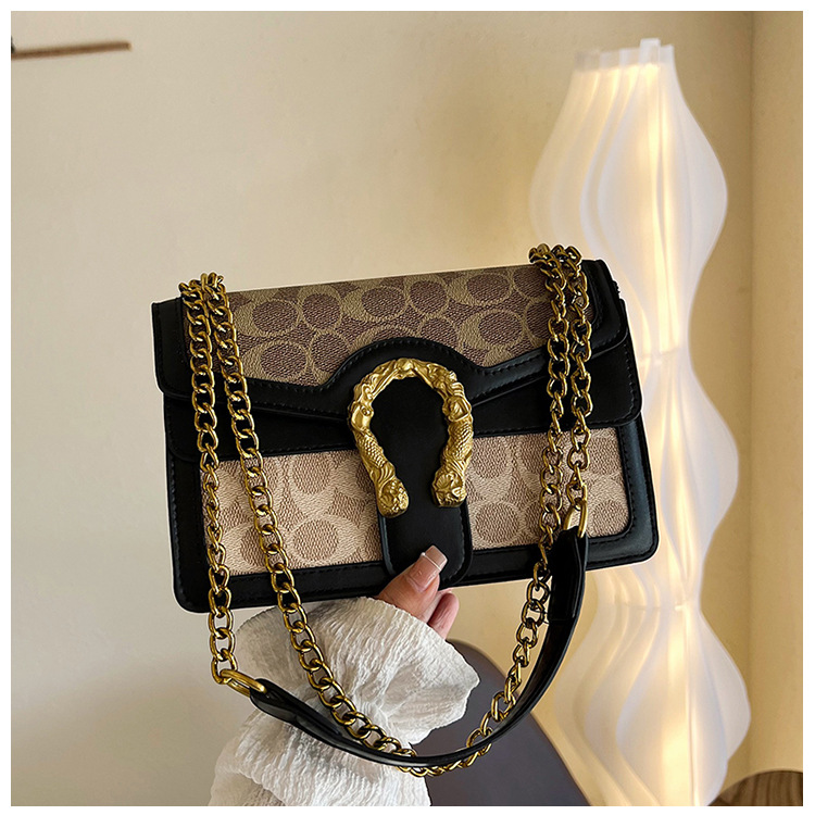 Premium Two compartment with chain Shoulder bag_img_7
