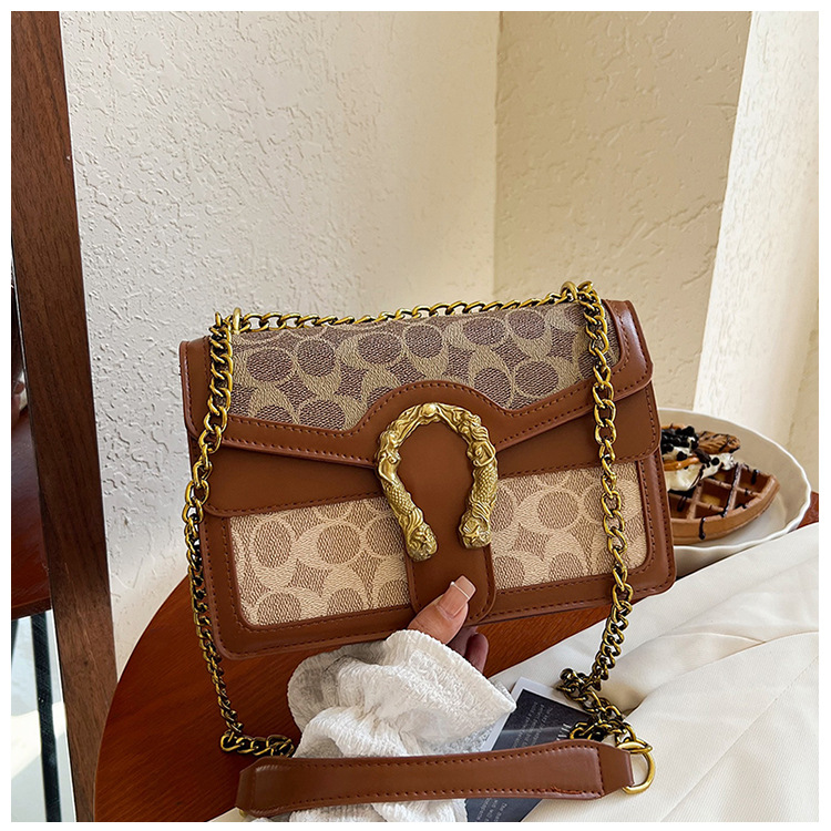 Premium Two compartment with chain Shoulder bag_img_11