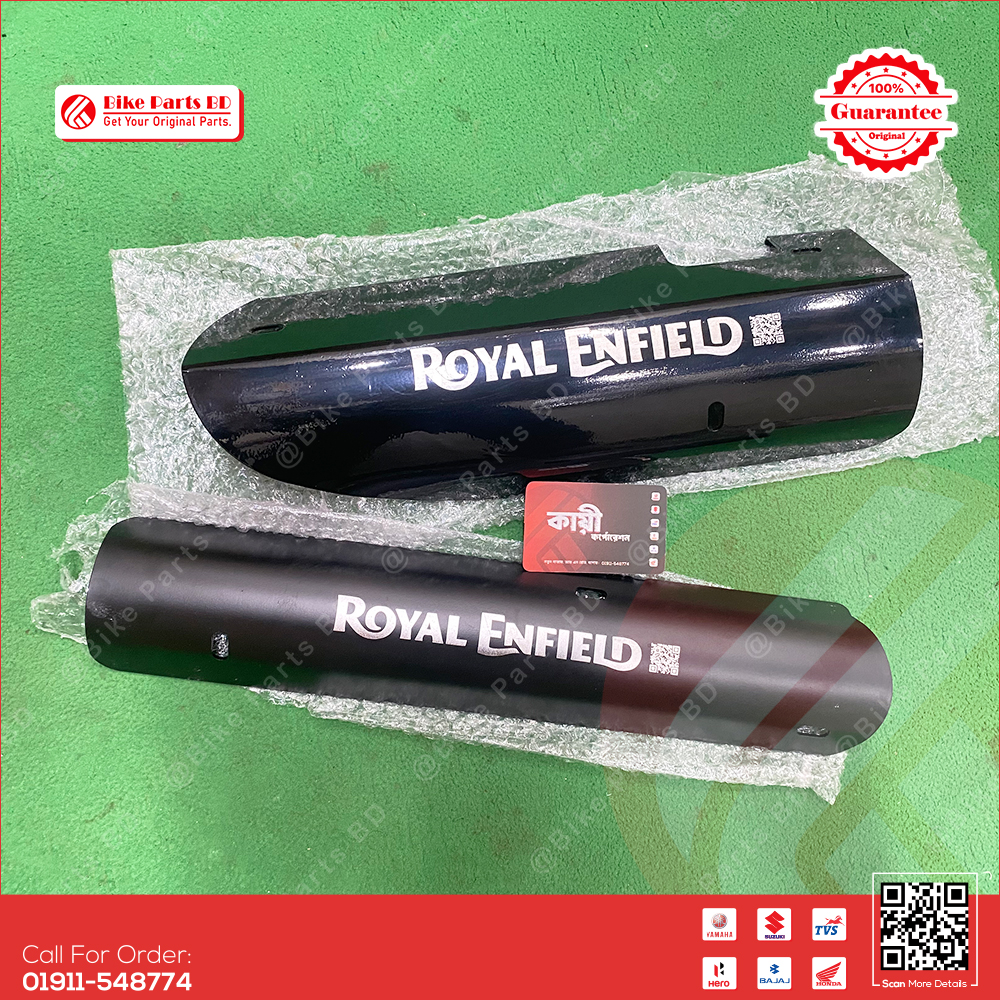 Silencer Cover (After Market) for Royal Enfield Bullet, Hunter, Classic, Meteor bike.