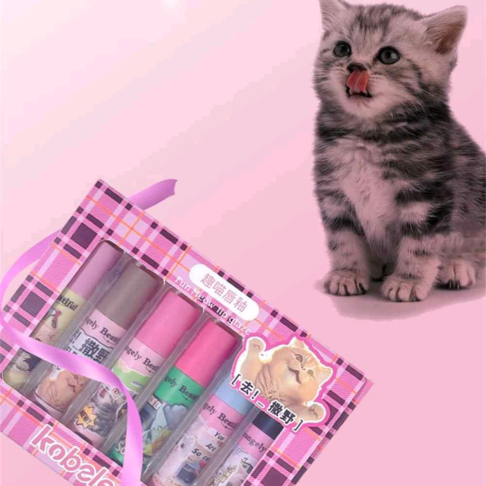 Kobeleen Fun Meow Lip Glaze 6pcs set
