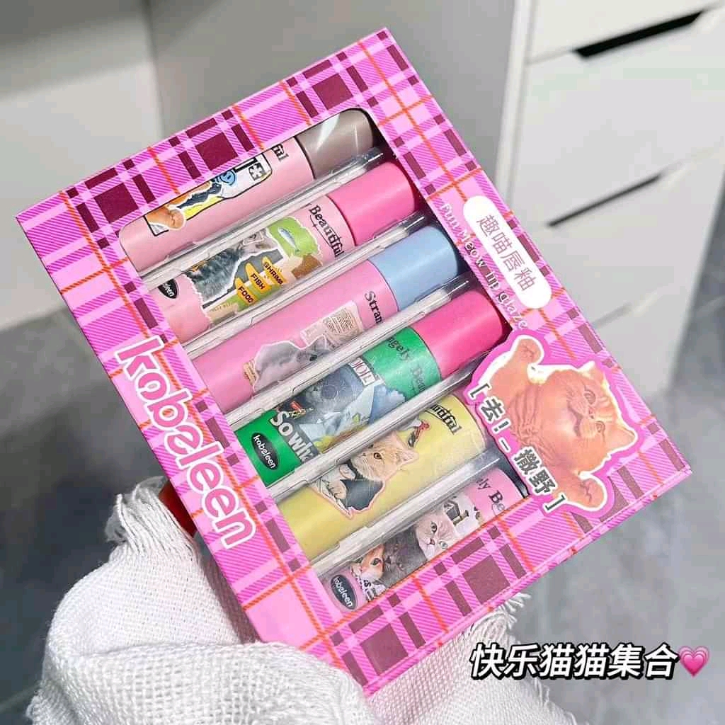 Kobeleen Fun Meow Lip Glaze 6pcs set_img_3