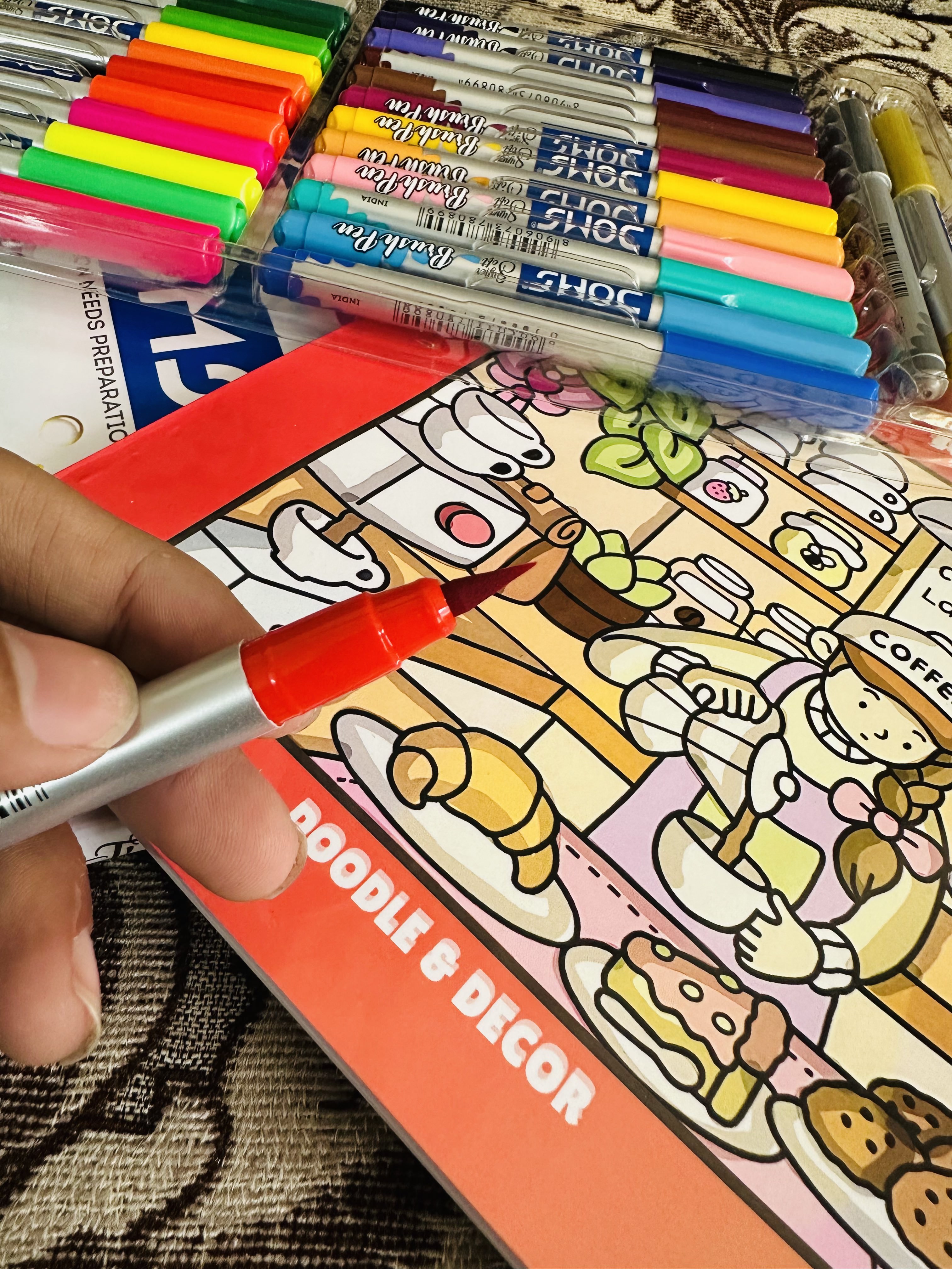 Any Book + 26 Color Brush Pen Combo_img_3