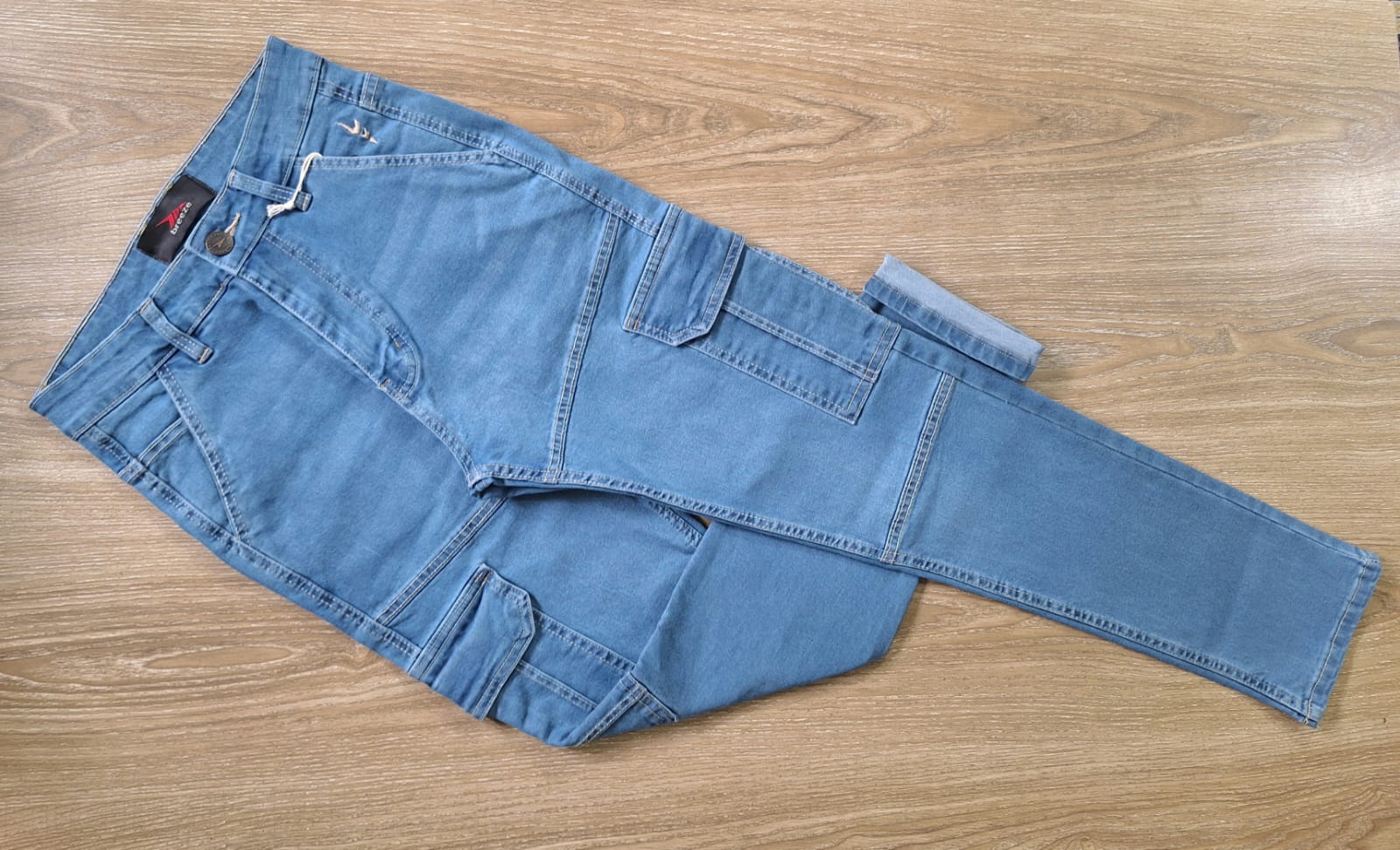 Premium Jeans Cargo ( Light Blue)_img_2