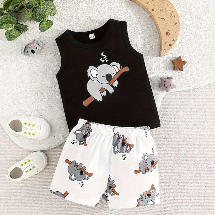 sleeveless Maggi T-shirt and pant