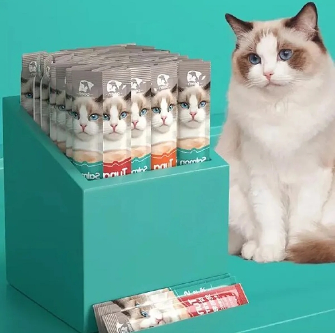 Pelen Creamy Cat Treats 15G Tuna And Shrimp Flavour - 1 pcs_img_1