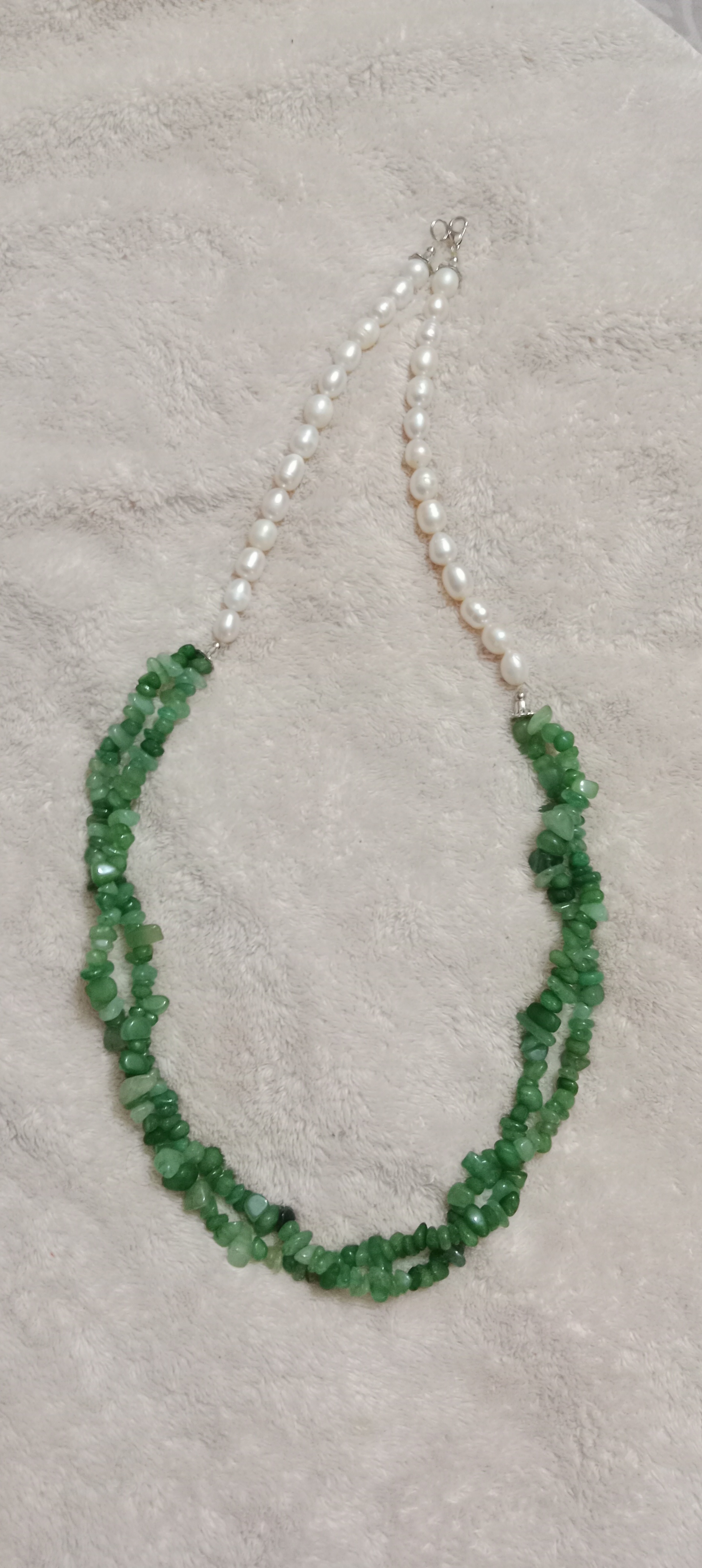 Exclusive Pearl & Coral stone combination neckpiece_img_0