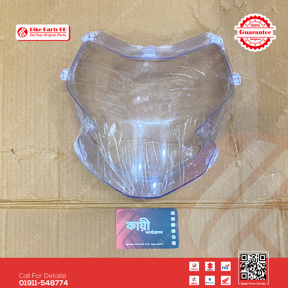 Headlight Glass for TVS Apache RTR 160 4V SMART XCONNECT bike.