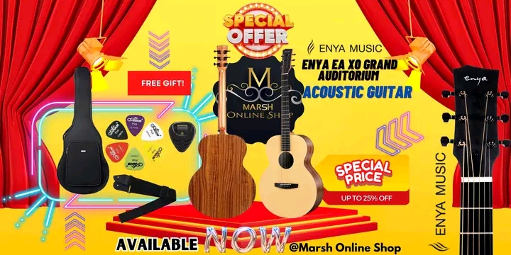 Enya EA X0 Grand Auditorium Acoustic GuitarEnya EA X0 Grand Auditorium Acoustic Guitar_img_6