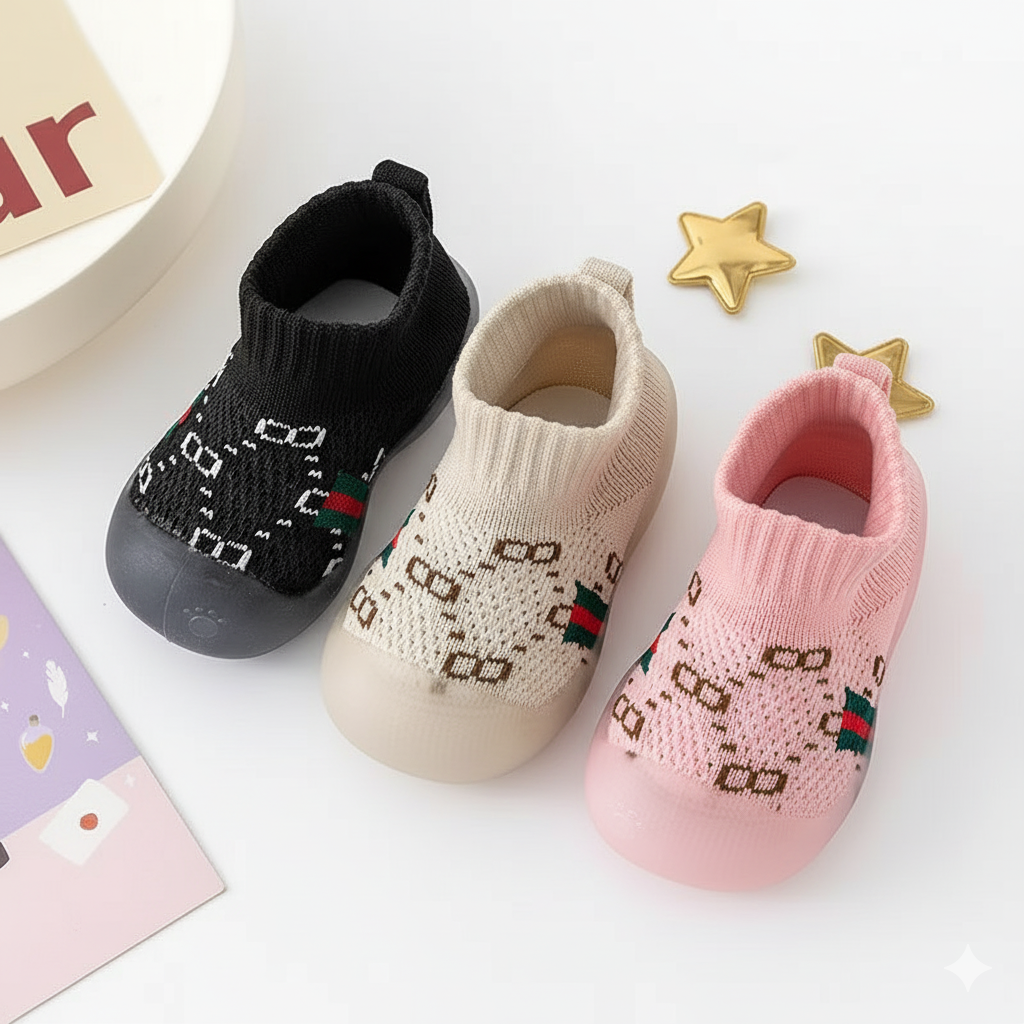 Baby Anti-Slip Soft Sole Sock Comfortable GUCCI Shoes (6 months to 3 years) for yours ANGEL_img_1