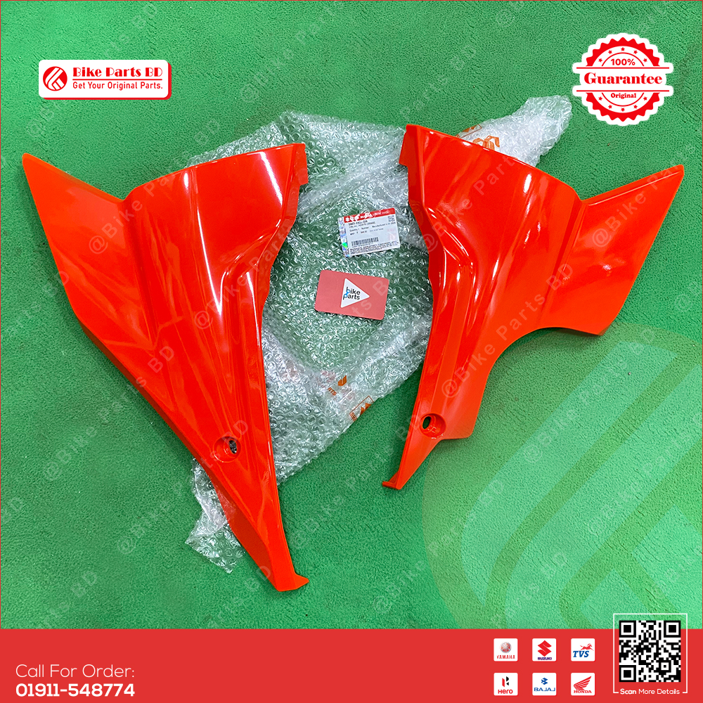 Engine Guard for Suzuki Gixxer SF (New Model-Silver & Orenge) bike.