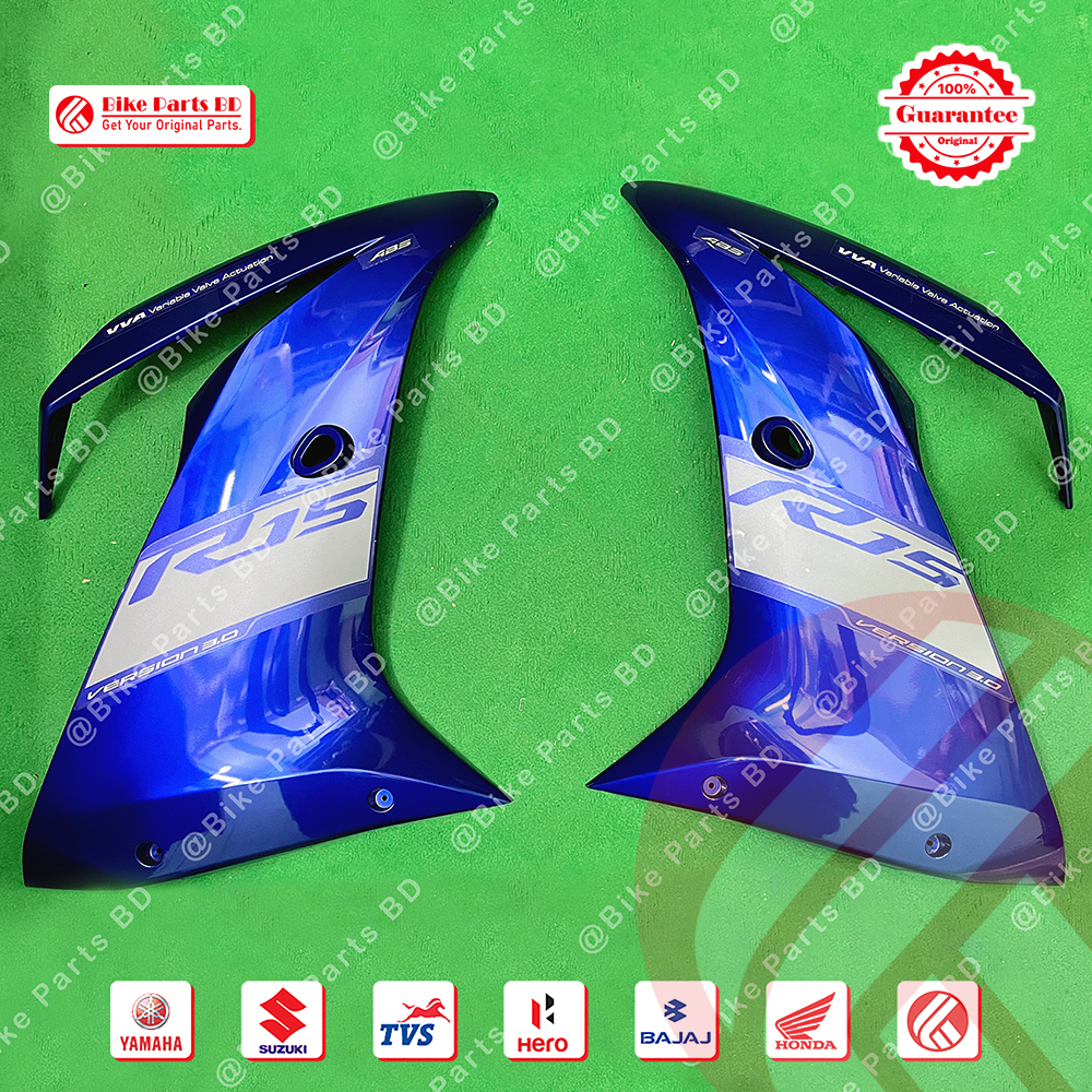 1/2 Part Yamaha R15 V3 (Racing Blue-BS6) bike.