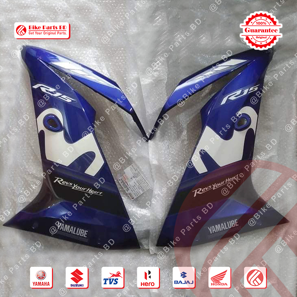 1/2 Part (Movistar) for Yamaha R15 V3 bike.